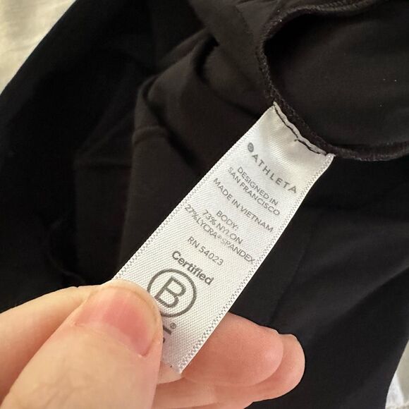 Athleta Women’s Black 2 Stellar Trouser Pants - Picture 6 of 8